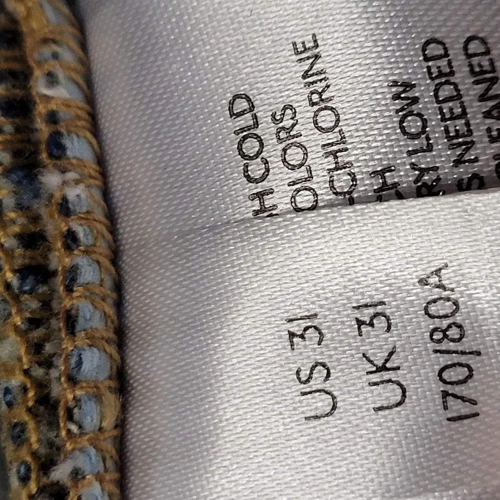 NEW 31 FREE PEOPLE tribal button fly Rocky corduroy patch loose jeans we the NWT - Picture 9 of 16